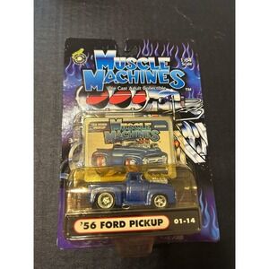 Muscle Machines '56 Ford Pickup, Blue 01-14 (2001)